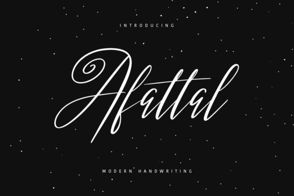 Afattal: A Handwritten Font That Brings Personality to Design Projects