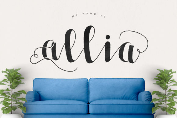Allia: Evaluating a Handwritten Font for Design Projects