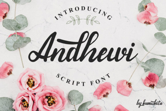 Andhewi: A Handwritten Font That Brings Warmth and Elegance to Your Designs