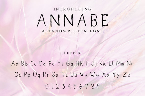 Annabe: A Simple Yet Scary Handwritten Font for October