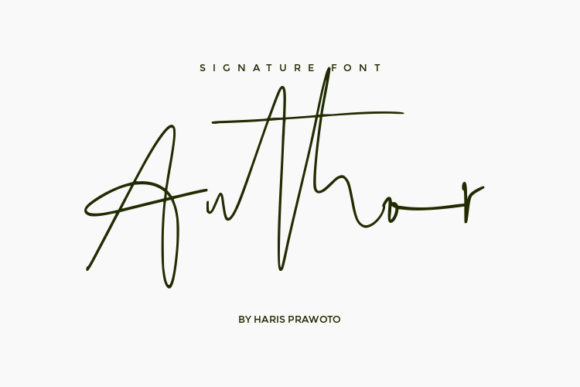 Author: The Elegant Handwritten Font for Logos & Quotes