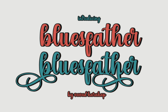 Bluefather and the Return of Romantic Typography in Modern Branding