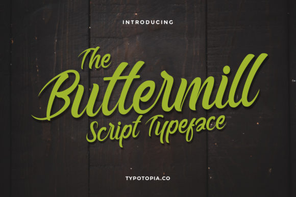 Buttermill: A Flowing Handwritten Font with Elegant Charm
