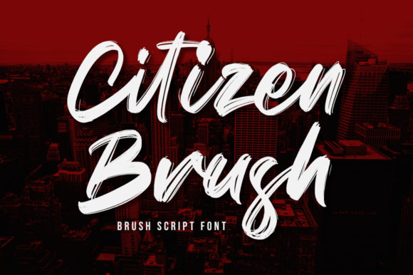 Citizen Brush: The Flowing Handwritten Font That Brings Elegance to Every Project
