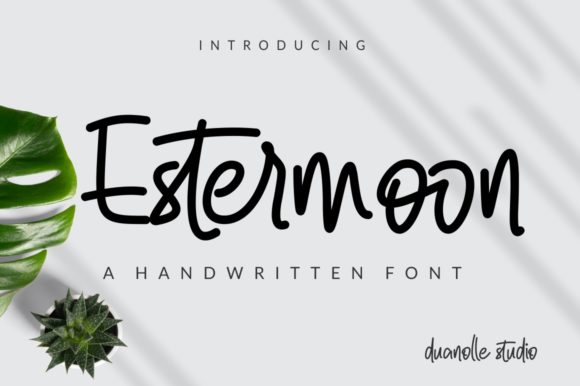 Estermoon: A Relaxed Handwritten Font That Elevates Creative Projects