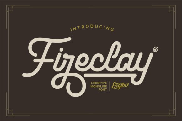 Fireclay: A Flowing Handwritten Font for Creative Projects