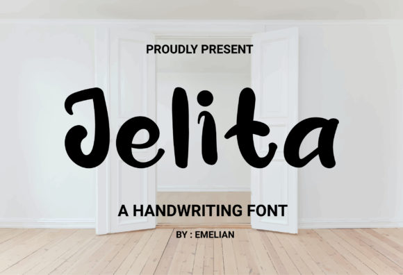 Jelita: A Handwritten Font That Brings Bold Character and Soft Charm to Any Project
