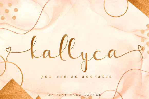 Kallyca: The Elegant Handwritten Font for Flowing Designs
