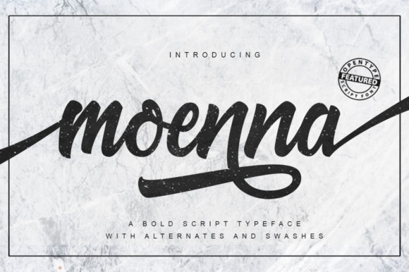 Moenna: The Elegant Handwritten Font for Beautiful Designs