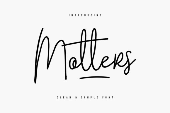 Motters: The Flowing Handwritten Font That Transforms Ordinary Projects into Personal Statements