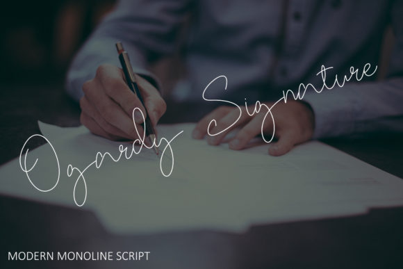 Ogardy Signature: The Sweet, Delicate Handwritten Font That Elevates Personal Projects