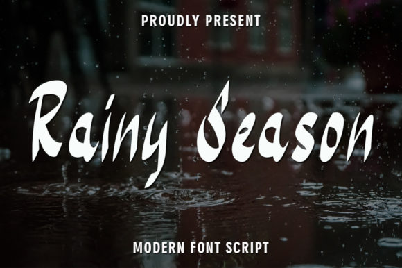 Rainy Season: Elevate Your Design Projects with an Elegant Handwritten Font
