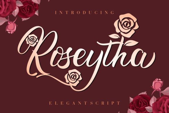Roseytha: A Balanced Look at This Elegant Handwritten Font