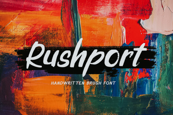 Rushport: A Flowing Handwritten Font That Brings Motion and Personality to Your Work