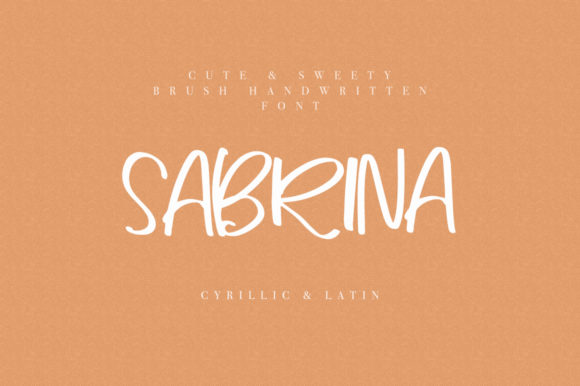 Sabrina: A Sweet Handwritten Font Full of Playful Charm