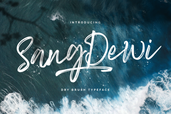 Sang Dewi: A Flowing Brush Pen Font for Inspired Creations