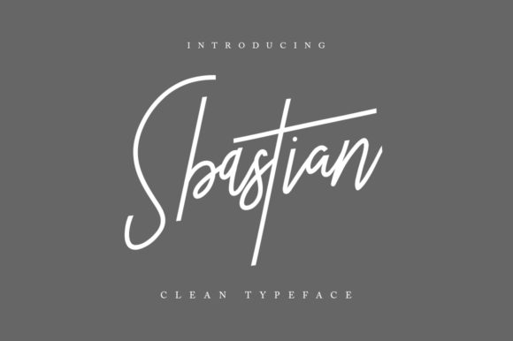 Sbastian: The Delicate Handwritten Font Designers Adore