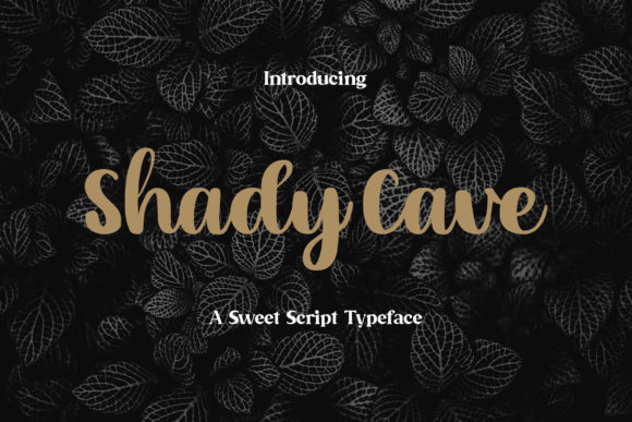 Shady Cave: The Handwritten Font That Brings Warmth to Every Design