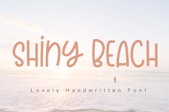Shiny Beach: A Handwritten Font That Brings Warmth to Every Project