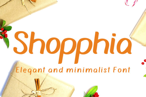 Shopphia: The Handwritten Font That Brings Warmth to Every Project