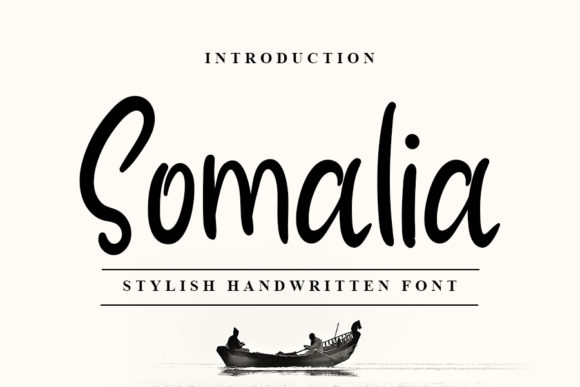 Somalia: A Modern Handwritten Font That Feels Like a Friendly Conversation