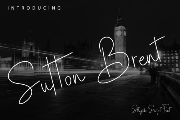 Sutton Brent: The Delicate Handwritten Font Shaping Today's Visual Language
