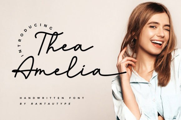 Thea Amelia: Evaluating a Delicate Handwritten Font for Design Projects