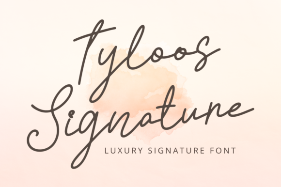 Tyloos Signature: A Handwritten Font for Beautiful, Consistent Design