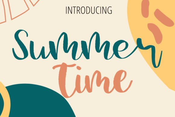 What Makes a Handwritten Font Like Summer Time Stand Out in Modern Design