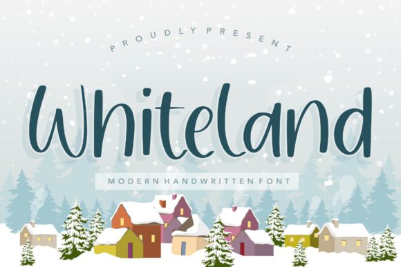 Whiteland: A Playful Handwritten Font for Kids and School Projects